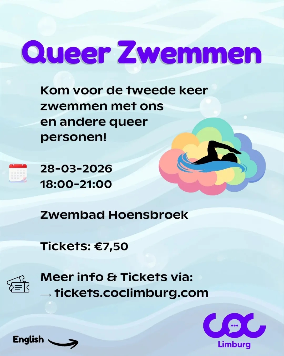 🌈 Queer Zwemmen in Hoensbroek 🌈